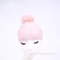 Knitted beret hat for ladies